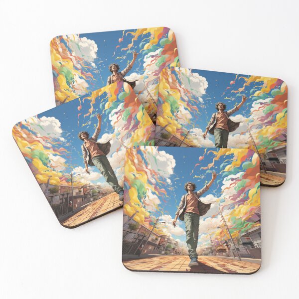 Item preview, Chromatic Wanderer - Urban Dreamscape Art Print designed and sold by SmartDesignByBB.
