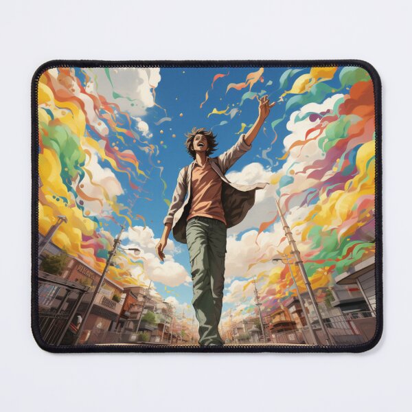 Item preview, Chromatic Wanderer - Urban Dreamscape Art Print designed and sold by SmartDesignByBB.
