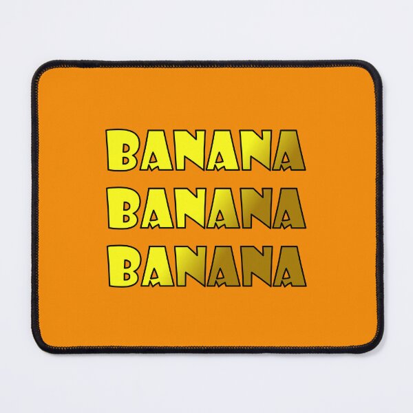 Item preview, BANANA, BANANA, BANANA, Large Yellow Brown, Font, Black Trim designed and sold by AASparksDesigns.