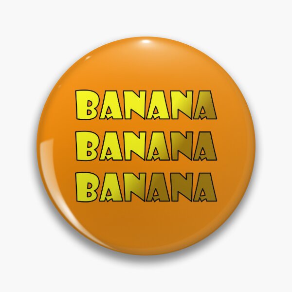 Item preview, BANANA, BANANA, BANANA, Large Yellow Brown, Font, Black Trim designed and sold by AASparksDesigns.