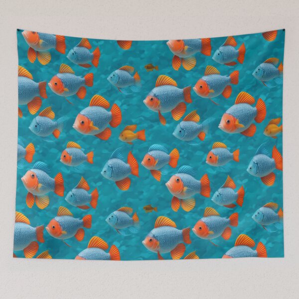 Item preview, realistic fish pattern  designed and sold by PasindhuW.
