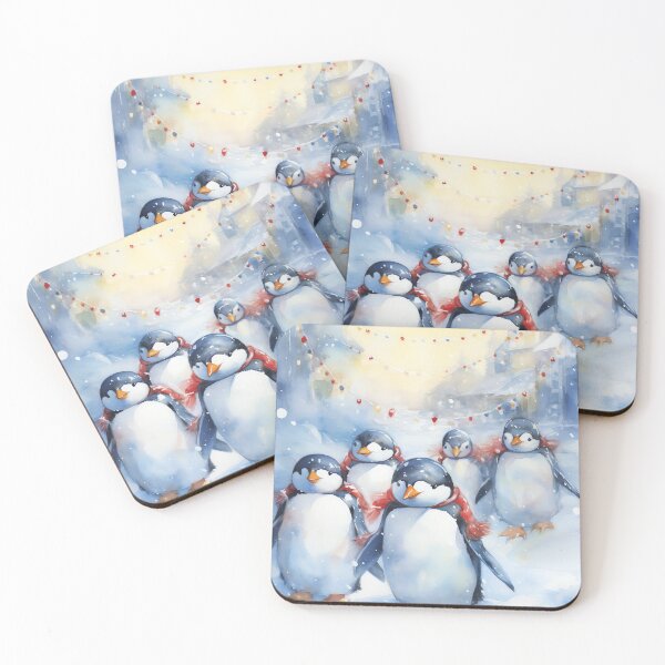 Item preview, Cheery Penguin Parade designed and sold by cute-animals99.
