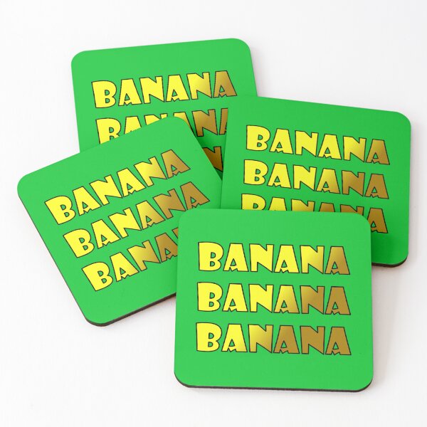 Item preview, BANANA, BANANA, BANANA, Large Yellow, Brown, Font designed and sold by AASparksDesigns.