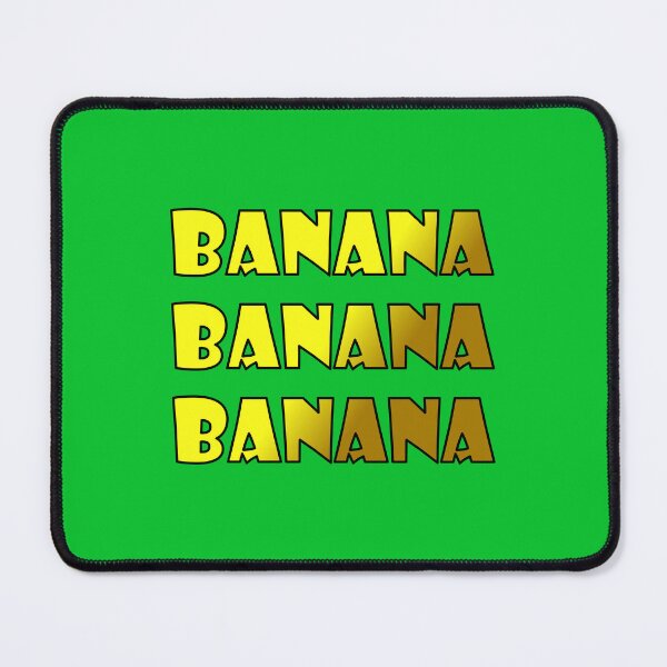 Item preview, BANANA, BANANA, BANANA, Large Yellow, Brown, Font designed and sold by AASparksDesigns.