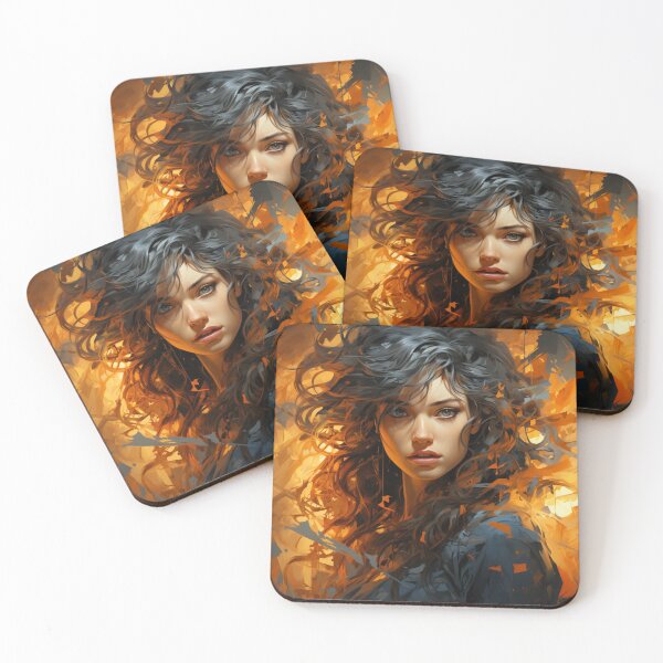 Item preview, Vivid Essence - Enigmatic Beauty Art Print designed and sold by SmartDesignByBB.