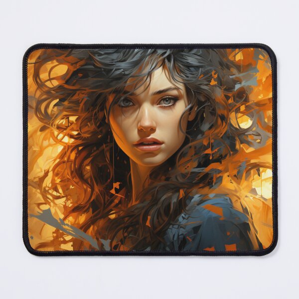 Item preview, Vivid Essence - Enigmatic Beauty Art Print designed and sold by SmartDesignByBB.