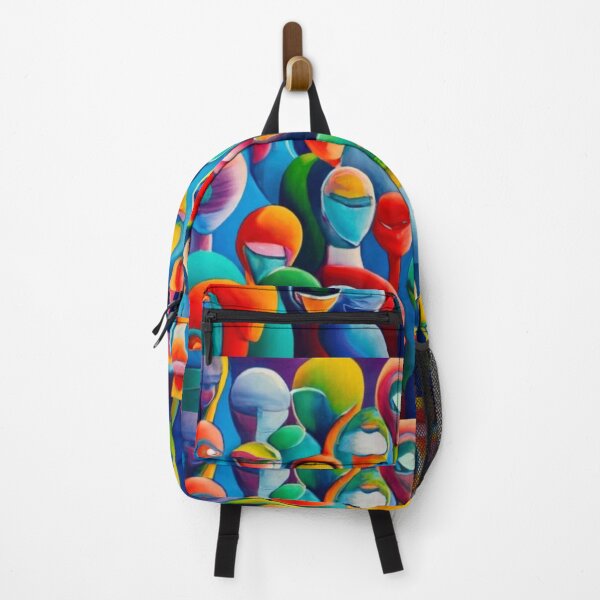 Item preview, logo vivid colors woman man fabric print red blue yellow orange multi color colorful print of space people, children's fabric, children's bedding designed and sold by gulka8.