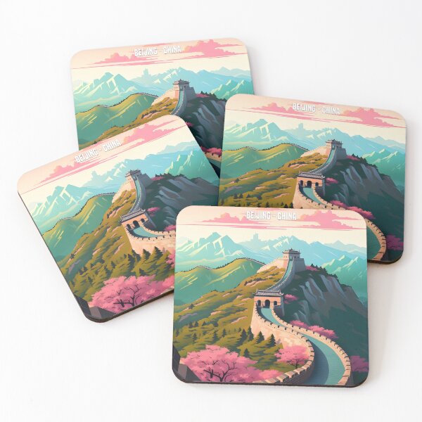 Item preview, Great Wall of China Travel Poster Design designed and sold by Urban  Charms.