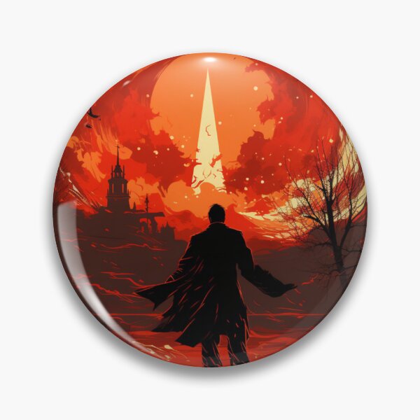 Item preview, Apocalyptic Dawn - Hero's Silhouette Art Print designed and sold by SmartDesignByBB.