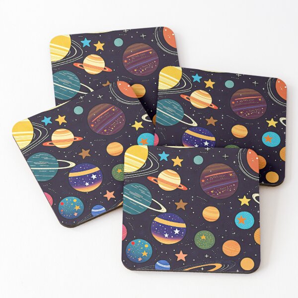 Item preview, Planets and Space Pattern, Stars Pattern designed and sold by Bilisik.