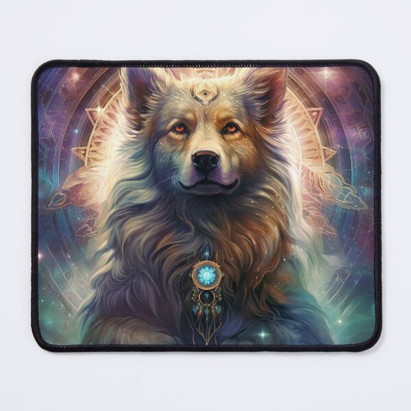 Item preview, Starlight Dog: The Radiant Embrace of an Evanescent Oracle's Transcendence designed and sold by Christian Weiss.