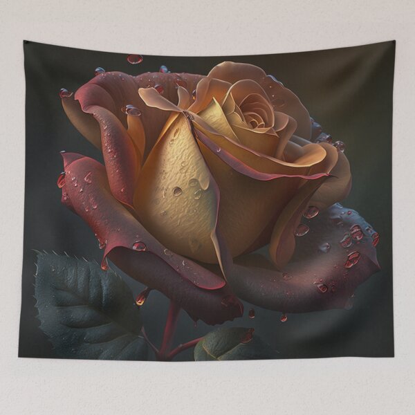 Item preview, Rose with morning dew designed and sold by asaroberson.