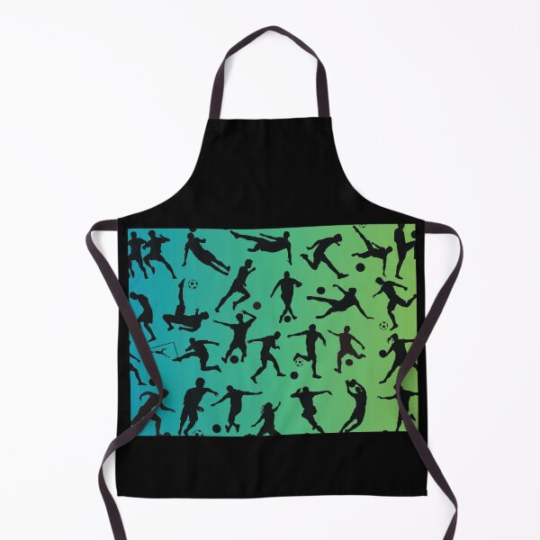 Item preview, Futebol Players Silhouette with Green Background designed and sold by PortugalGO.