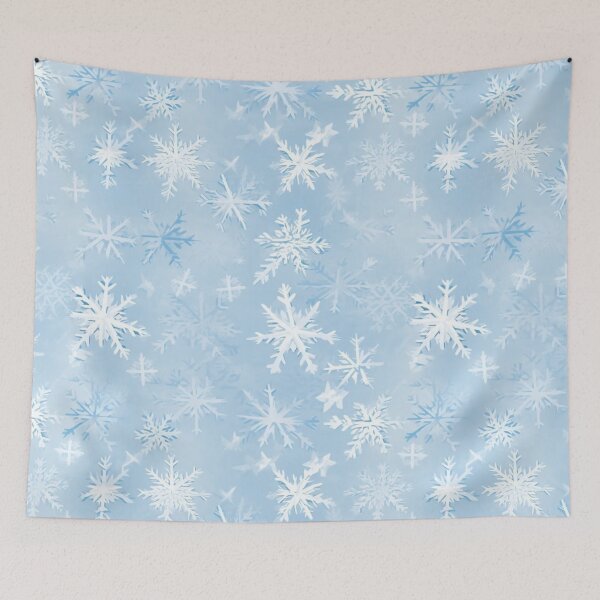 Item preview, Winter's Whispers: Seamless Pattern of Dancing Snowflakes designed and sold by holistech.