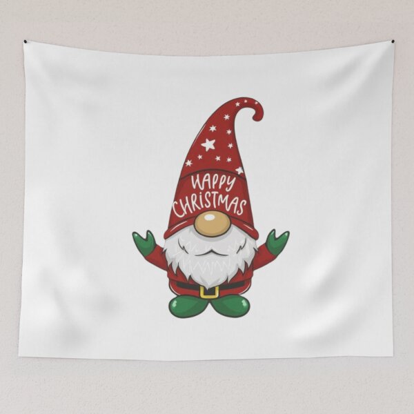 Item preview, Cheerful Gnome Greetings: Happy Christmas T-Shirt Delight! designed and sold by Puppy Paws.