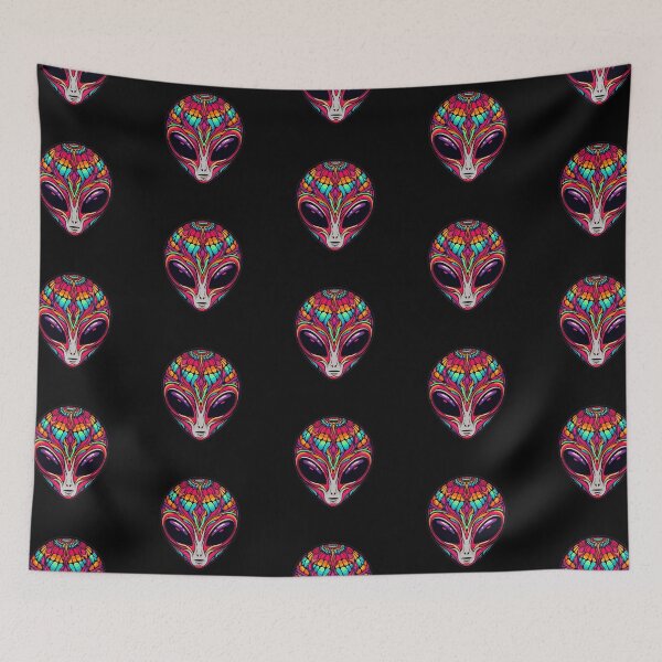 Item preview, Trippy Mandala Alien designed and sold by Aria Winchester Designs.