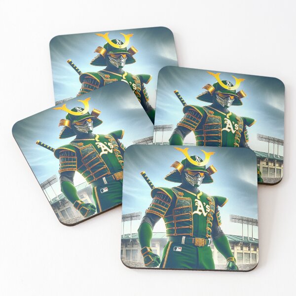 Item preview, Samurai Baseball Superhero OAK designed and sold by BaseballGods.