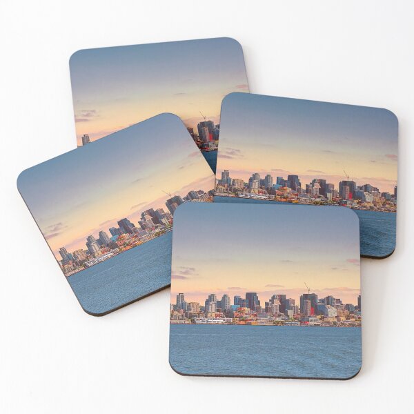 Item preview, Colorful Downtown Seattle Skyline designed and sold by Brian Kerls Photography.