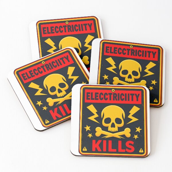 Item preview, hazards of electricity., Electricity ,Electricity kills, Electricity art designed and sold by hamza243.