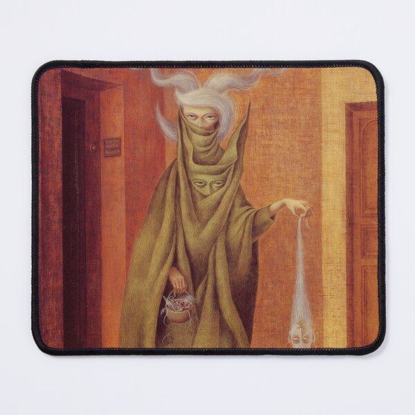 Item preview, HD. Woman Leaving the Psychoanalyst,  by Remedios Varo. (Original colors) designed and sold by MINDTHECHERRY.