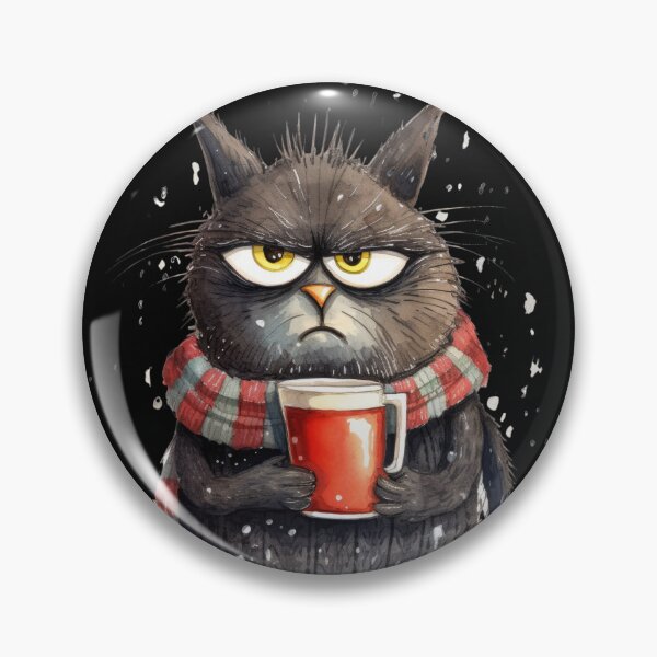 Artikelvorschau, Grumpy Christmas Katze I hate It! 2023 Geschenk entworfen und verkauft von stixgalore.