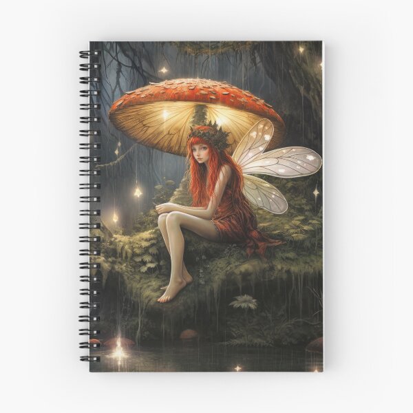 Item preview, Wet Faerie Under Luminous Mushroom designed and sold by Quips-n-Gifts.
