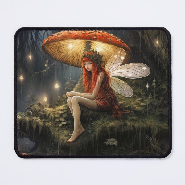 Item preview, Wet Faerie Under Luminous Mushroom designed and sold by Quips-n-Gifts.