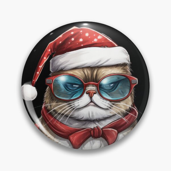 Artikelvorschau, Grumpy Christmas Katze I hate It! 2023 Geschenk entworfen und verkauft von stixgalore.