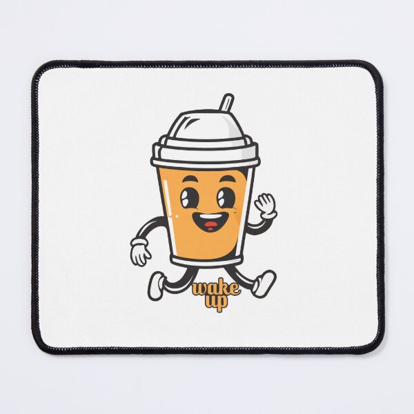 Item preview, wakeup cup of coffee cartoon style designed and sold by a-salah.