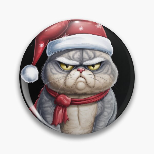 Artikelvorschau, Grumpy Christmas Katze I hate It! 2023 Geschenk entworfen und verkauft von stixgalore.