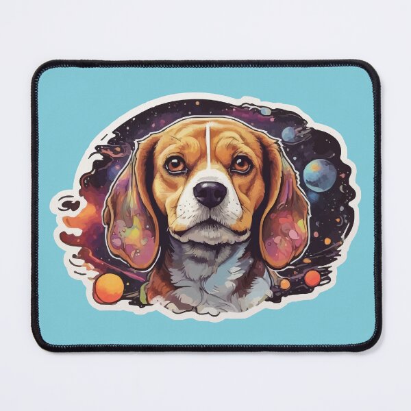 Item preview, Beagle Face Lost in Outer Space designed and sold by thecatcouch.
