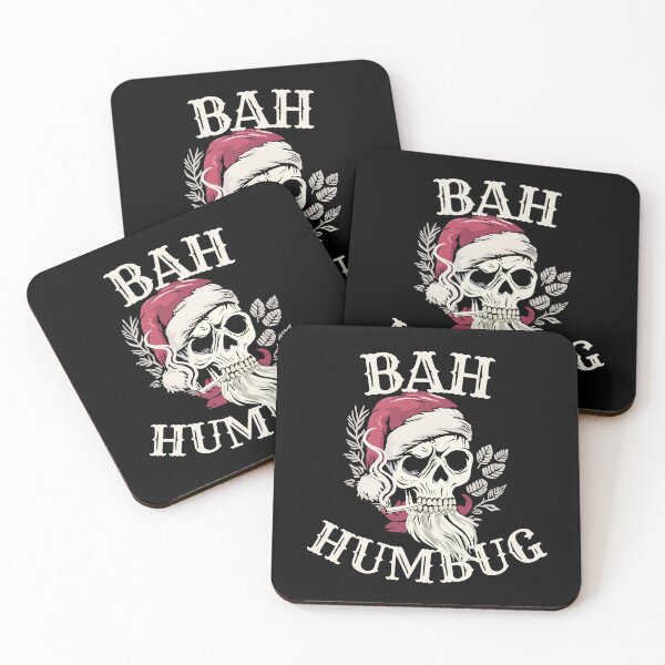 Item preview, Bah Humbug - Christmas Skeleton (dark) designed and sold by RottenAppleShop.