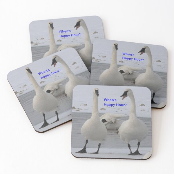 Item preview, Chatting Swans  designed and sold by Judy Geller.