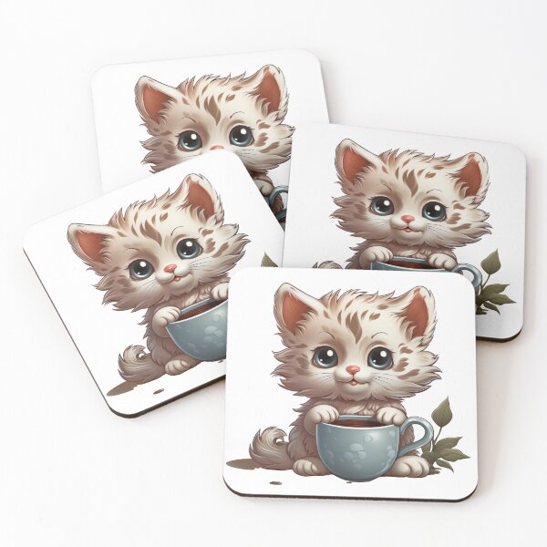 Item preview, Coffee Time Kitty designed and sold by Dreamers Artists.