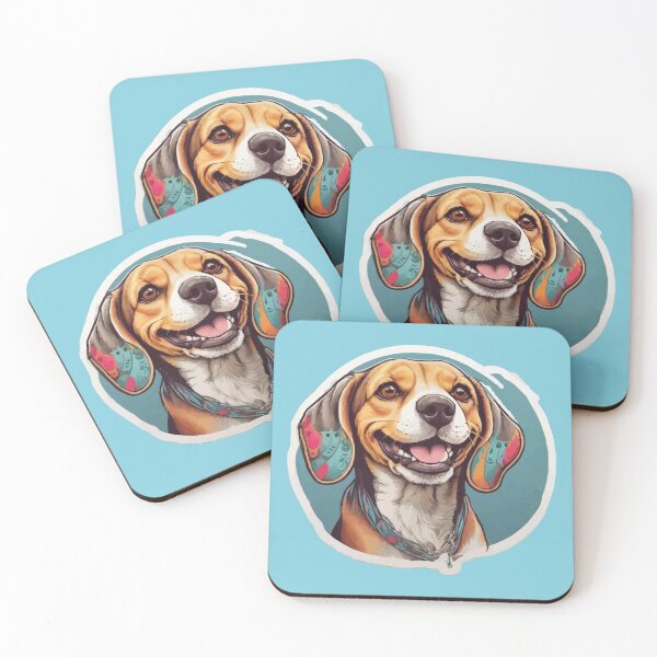 Item preview, Happy Smiling Beagle Face  designed and sold by thecatcouch.