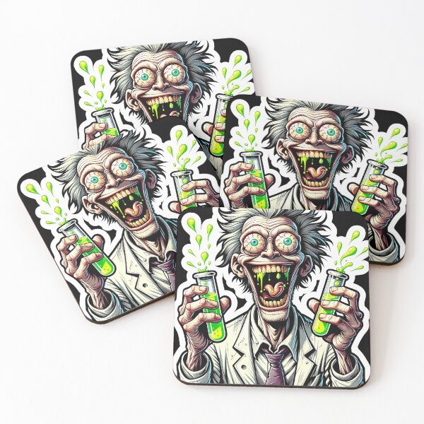 Item preview, Crazy Mad Scientist Bulging Eyes Acid Spray designed and sold by psychcyberpunk.
