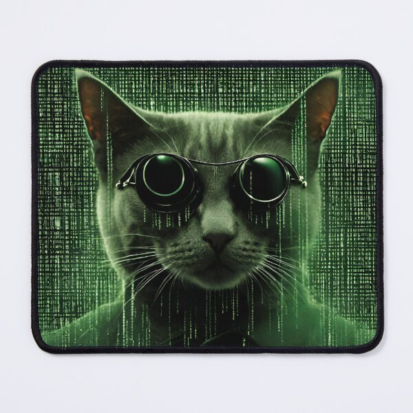 Item preview, Cat in The Matrix 2 designed and sold by AYBOSHOP.