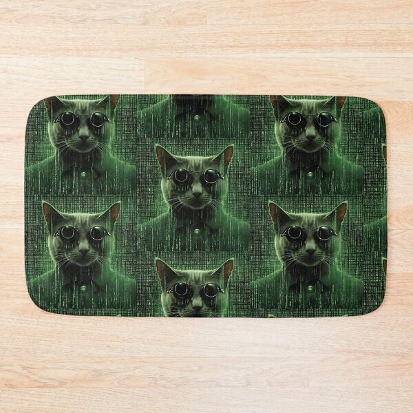 Item preview, Cat in The Matrix 2 designed and sold by AYBOSHOP.