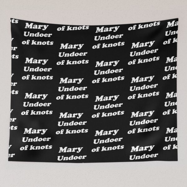 Item preview, Mary Undoer Of Knots For Christians Who Love Jesus designed and sold by SubtleSplit.