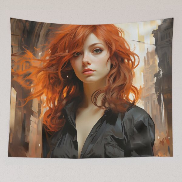 Item preview, Amber Twilight: A Portrait of Elegance in the Old City designed and sold by oanaunciuleanu.