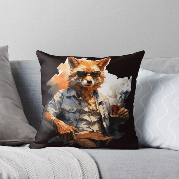 Item preview, Furry fox in glasses with drink designed and sold by SkyEditor.