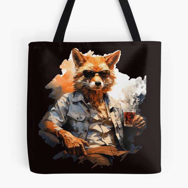Item preview, Furry fox in glasses with drink designed and sold by SkyEditor.