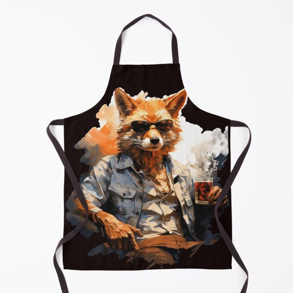 Item preview, Furry fox in glasses with drink designed and sold by SkyEditor.