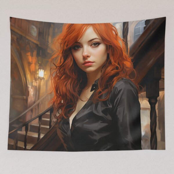 Item preview, Amber Twilight: A Portrait of Elegance in the Old City designed and sold by oanaunciuleanu.