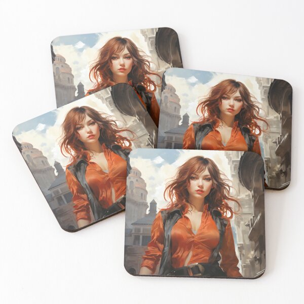 Item preview, Amber Twilight: A Portrait of Elegance in the Old City designed and sold by oanaunciuleanu.