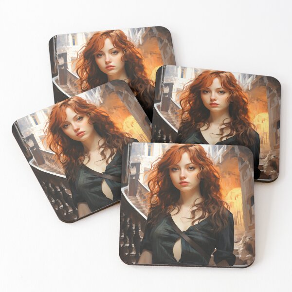 Item preview, Amber Twilight: A Portrait of Elegance in the Old City designed and sold by oanaunciuleanu.