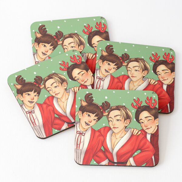 Item preview, Christmas beagle-line | EXO fanart designed and sold by divian-art.