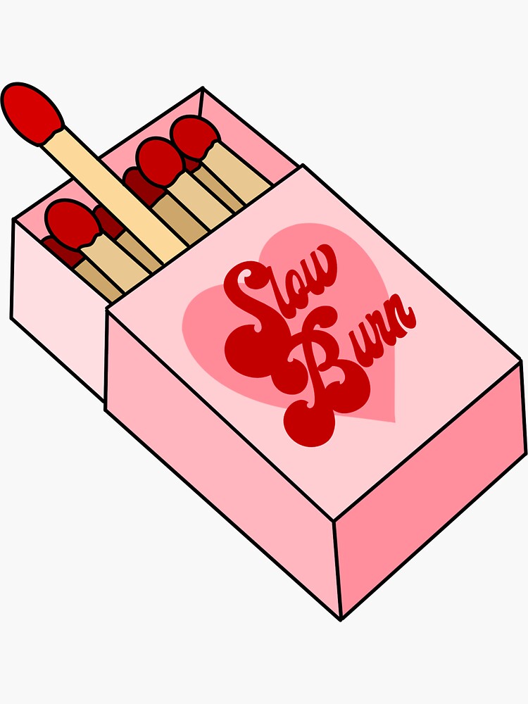 Slow Burn Book Club Sticker for Sale by LitDigital