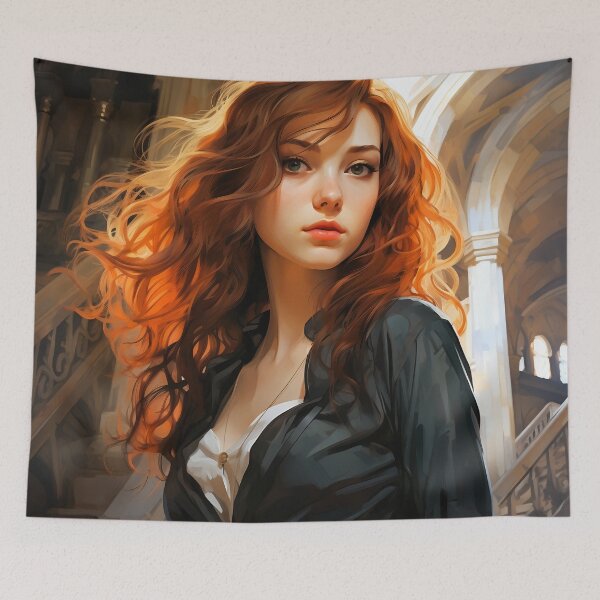 Item preview, Amber Twilight: A Portrait of Elegance in the Old City designed and sold by oanaunciuleanu.