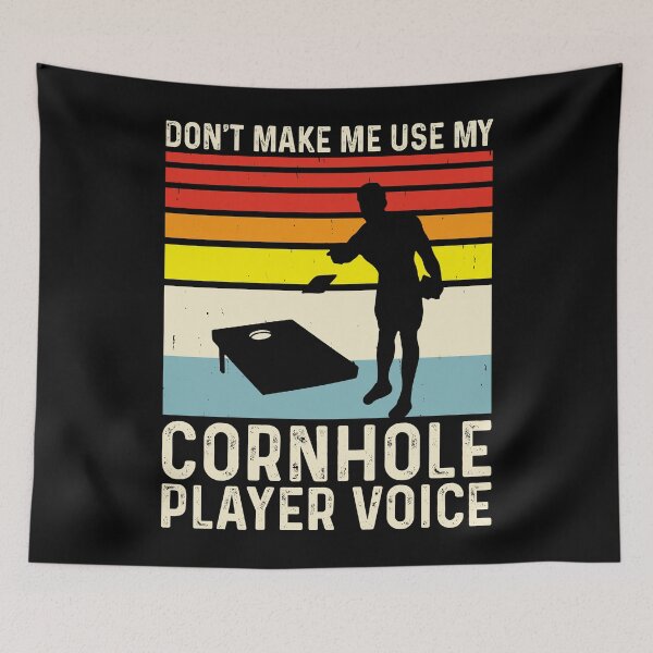 Item preview, Don't Make Me Use My Cornhole Player Voice Retro Design - Baggo Team Bean Bag Toss Game - Funny Cornhole Player Vintage designed and sold by naworas.